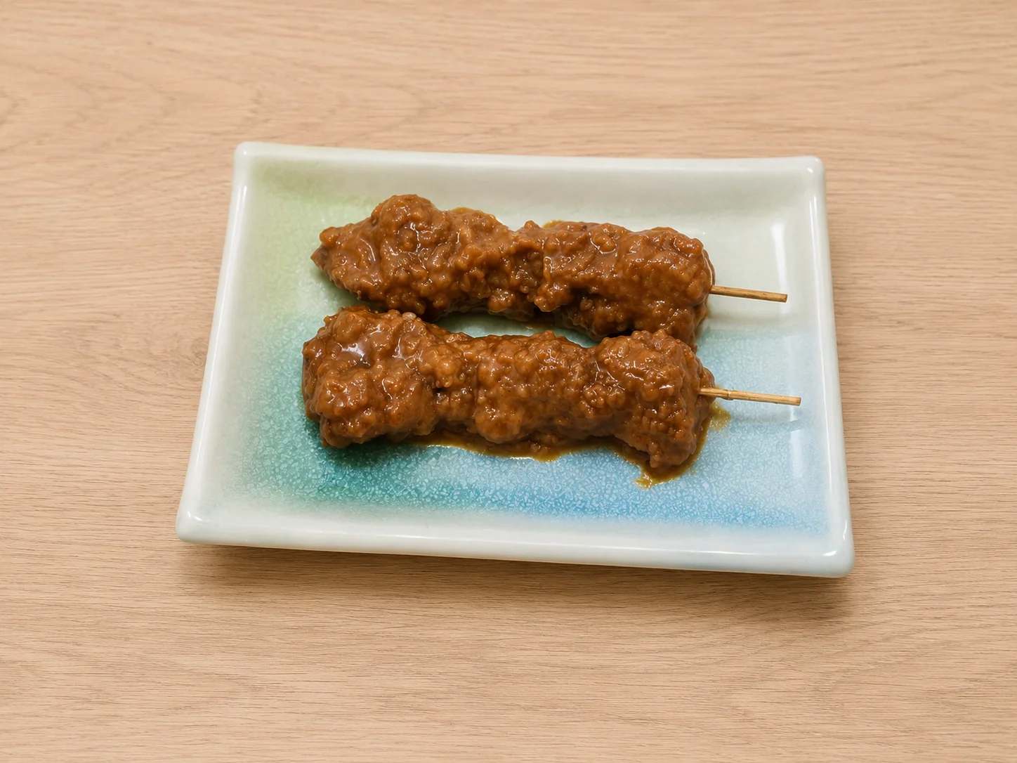 Brochetas de Pollo con Salsa Saté (2 pinchos)